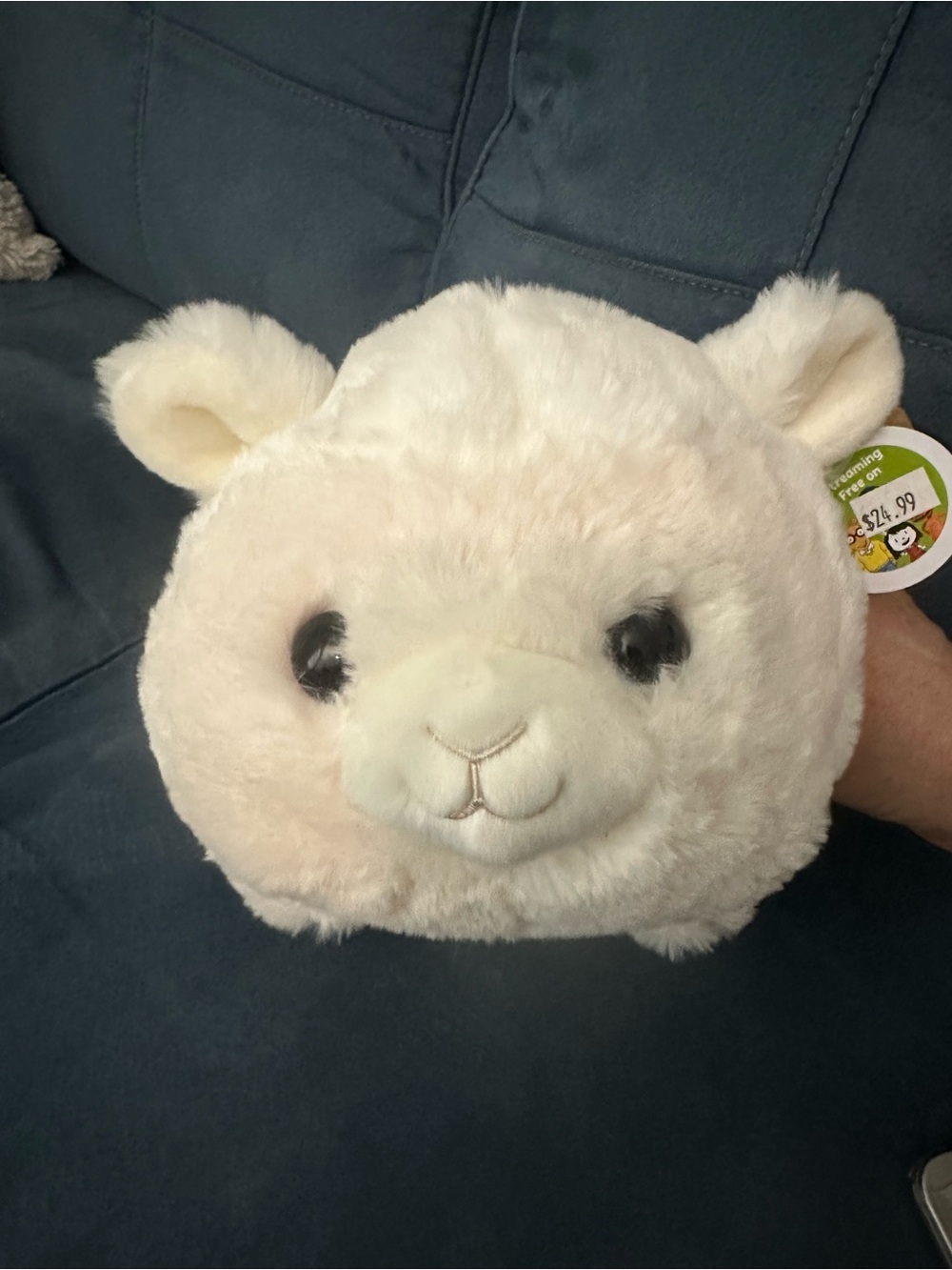 Aurora Medium Sharla Sheep Spudsters Adorable Stuffed Animal White 10.5"